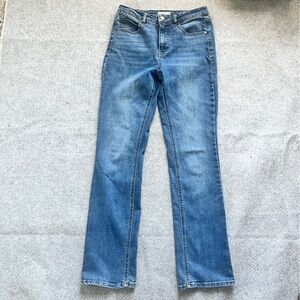 OAT New York Jeans Size 26 Light Wash Stretch Denim Mid Rise